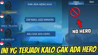 INI YANG TERJADI KALO MAIN GAK PUNYA HERO! PRANK MENYIKSA MENTAL PUBLIK ML