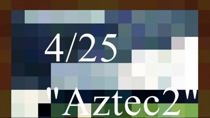 Minecraft original painting reveal 4/25: "Aztec2"