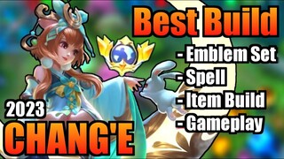 CHANG'E BEST BUILD 2023 | TOP 1 GLOBAL CHANG'E BUILD | CHANG'E - MOBILE LEGENDS | MLBB