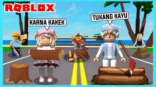 Aku Dan Adiku Terpaksa Harus Jadi Pemotong Pohon Di Roblox Brookhaven ft @Shasyaalala