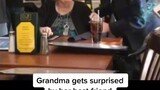 grandma gets surprised ☺☺☺☺☺