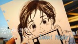 DRAWING - Magari Isaki | Kimi wa Hōkago Insomnia 「Insomniacs After School」~ Manga Style