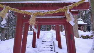 Hida in the snow "Your Name" pilgrimage to the holy sites A different Hida in the snow [vlog]