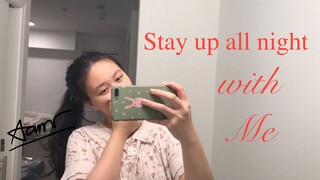 Tramarylli's vlog 5/ Stay up all night with me/ Làm cú đêm với mình | Du học sinh Mỹ