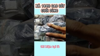 Xưởng sản xuất dép Nguyễn Như Anh xả lỗ 100 đôi cao gót cuối cùng.