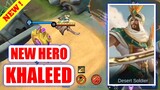 NEW FIGHTER HERO KHALEED | mobile legends