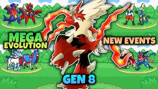 (Update) Pokemon GBA Rom Hack 2022 With Gen 8, OpenWorld, Following Pokemon, Mega Evolution And More