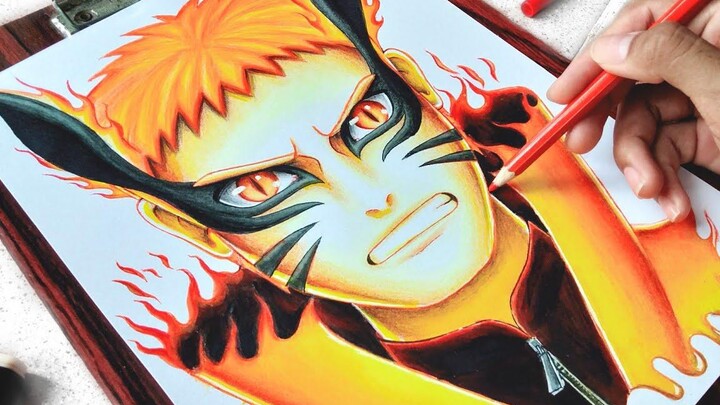 การวาด Naruto Final mode ทีละขั้นตอน ( บทช่วยสอน ) โหมดมหากาพย์ระบายสี Baryon