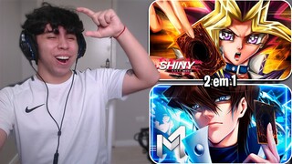 REACT Seto Kaiba (Yu-Gi-Oh!) - Olhos Azuis | M4rkim & Hora do Duelo | Yugi Muto (Yu-Gi-Oh!) | Shiny