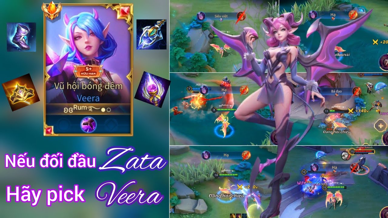 Archangel AOV  Phụ Kiện Skin Veera  Vũ Hội Bóng Đêm   Facebook