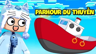 DU THUYỀN KHỔNG LỒ TRONG MINI WORLD MEOWPEO THỬ THÁCH PHÁ ĐẢO MAP PARKOUR SIÊU TO VÀ CÁI KẾT