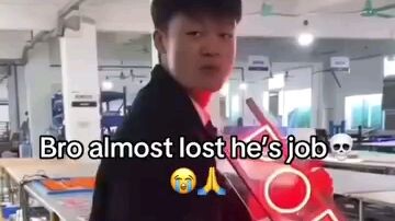 Bro almost his job 💀