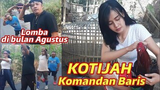 KOTIJAH KOMANDAN LATIHAN BARIS - LOMBA UNTUK AGUSTUSAN - PAK NDUT MUKIDI SENTON