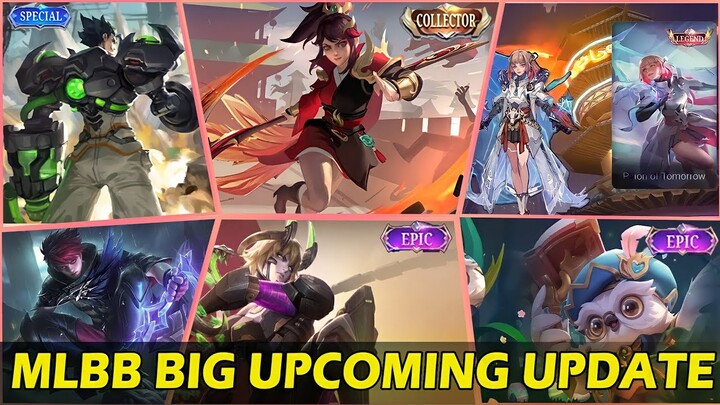 MLBB Big Update || Ruby colletor,guinevere update skin legend || dyrroth epic skin presale and more.