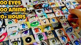 100 EYES from 100 DIFFERENT ANIME - Anime Drawing
