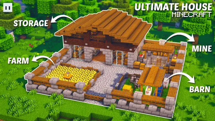 Apple House In Minecraft Bilibili