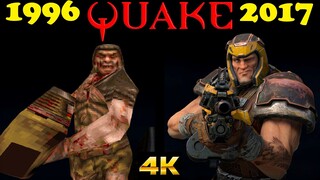 Evolution of Quake games (1996-2017/2019)