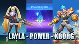 LAYLA REVAMP, POWER CRYSTAL AND X.BORG FLAMES