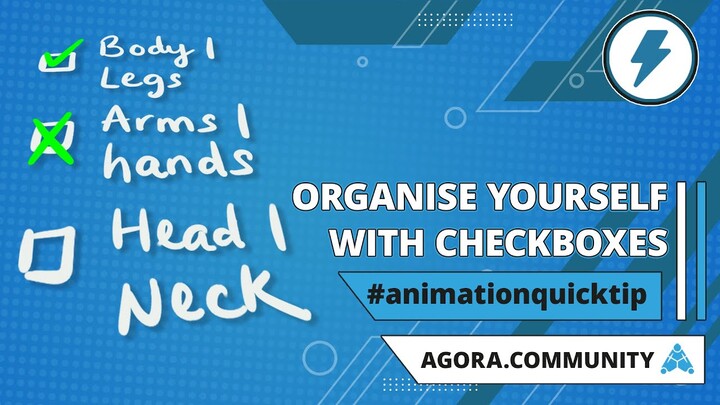 ⚡ Organizing Yourself With Checkboxes | Animation Quicktip