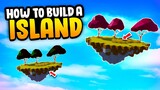 How to BUILD a FLOATING ISLAND!! in Roblox Islands (Skyblock)
