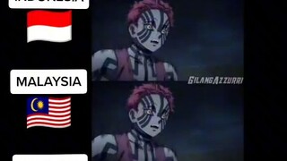 Akaza dub Arab Thailand Indonesia Malaysia English 6 bahasa