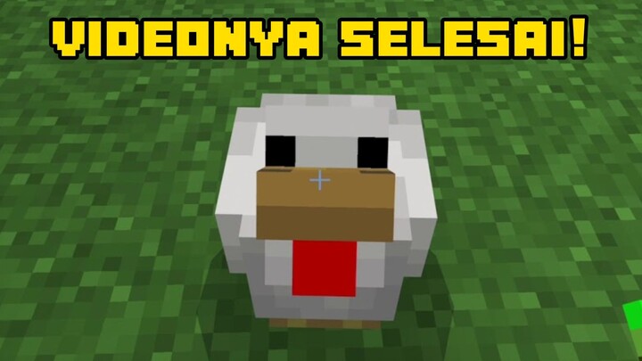 MINECRAFT TAPI KALAU AKU LIAT AYAM VIDEONYA SELESAI!