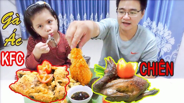 Gà ác KFC, Chiên mắm và tâm sự của hai cha con | Ẩm thực Cha và con gái