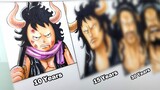 Drawing Kaido in 10, 15, 30, and 59 Years Old | One Piece