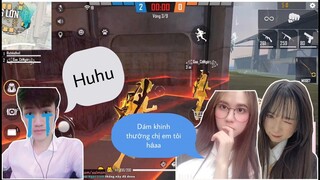 [FREE FIRE] Gao Bạc Chấp Kèo Solo Cô Ngân cùng Linh Và Cái Kết