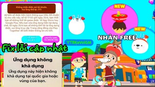 CÁCH CHUYỂN ĐỔI APP PLAY TOGETHER  KHI GẶP LỖI , CÁCH NHẬN MŨ KORENO VÀ BÓNG BAY VENY MIỄN PHÍ