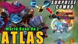 World Rank No.2 Atlas Gameplay | Mobile legends Bang Bang