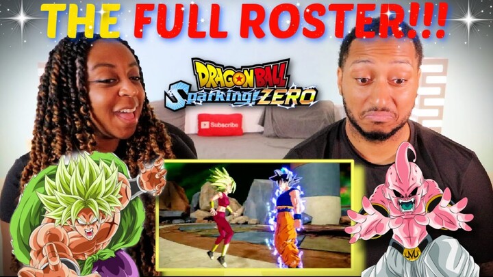 DRAGON BALL: Sparking! Zero Full Roster Reveal REACTION!!!