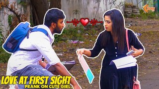 Love At First Sight👀😍 Prank On Cute Girl👩❤ | Kovai Kusumbu | Kovai Kusumbu