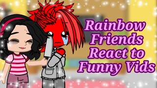 Rainbow Friends React to Funny Moments About Them // Gacha Club // Reaction Video // pt 1/?