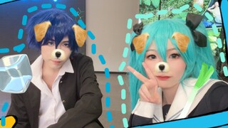 【冰葱|VOCALOID COS】绝对敌对超级讨厌！翻跳｜絶対敵対メチャキライヤー【夏毛线&宇辰】（2023年了还有人出冰葱！？