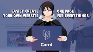 Simple Website For You !!! "Carrd.co" Only 1 Page... Yuk Belajar !!! 【Indonesia / Vtuber】