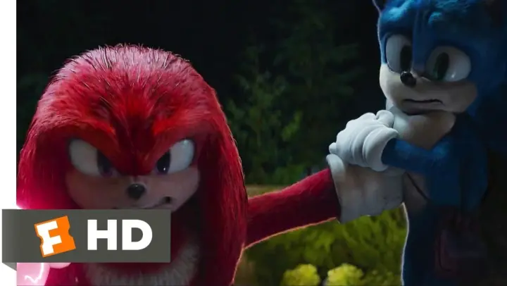 Sonic The Hedgehog 2 - Tails runs over Knuckles Scene (4K) (2022)