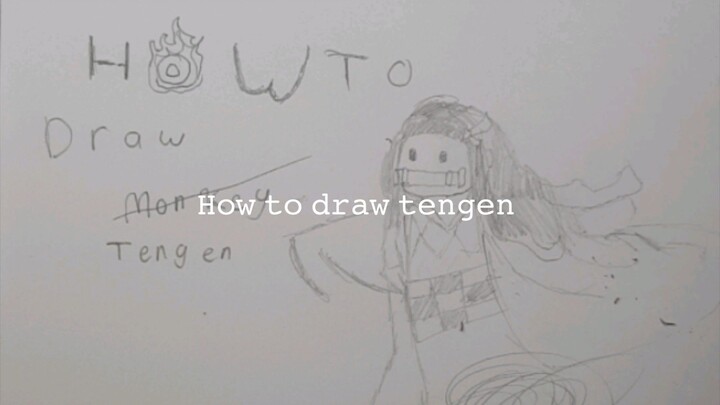How to draw mon.... tengen