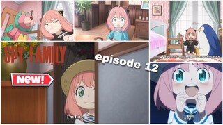 new funny spy family episode 12