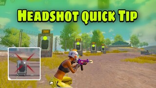 New Tips To Improve Headshot | PUBG MOBILE | tips & Tricks