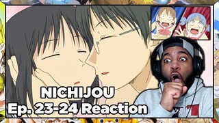 NANO ENTERS THE SASAHARA LOVE TRIANGLE!!! | Nichijou Episode 23-24 Reaction