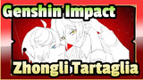 Genshin Impact| Self-Drawn Video|Zhongli&Tartaglia]Villian