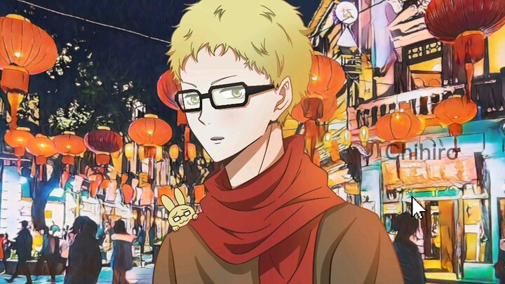 Pseudo-otome ke permainan anak bola voli Tsukishima Hotaru