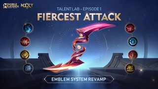 The Best Defense Is A Good Offense | Emblem System Revamp | Talent Lab | Mobile Legends: Bang Bang