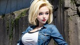 4K Dragon Ball Flower: Android 18 real rehearsal