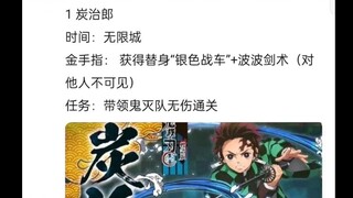 当你成为以下角色，拥有金手指，能完成此任务吗？
