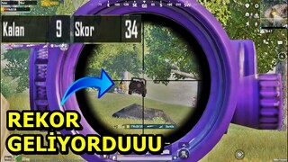 REKOR GELİYORDUU ! BATUR GAME MÜTHİŞ MAÇ  ONE MAN SQUAD PUBG MOBİLE