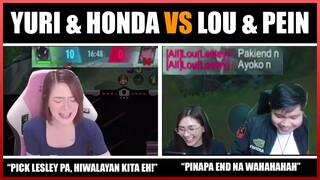 Yuri And Honda VS Lou And Pein! GALIT SI LOU SA PICK NILA!