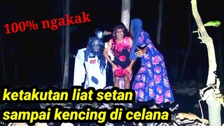 nenek lampir di pukul panci