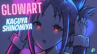 Kaguya + Nekomimi🐱 = ? | GLOWART Timelapse